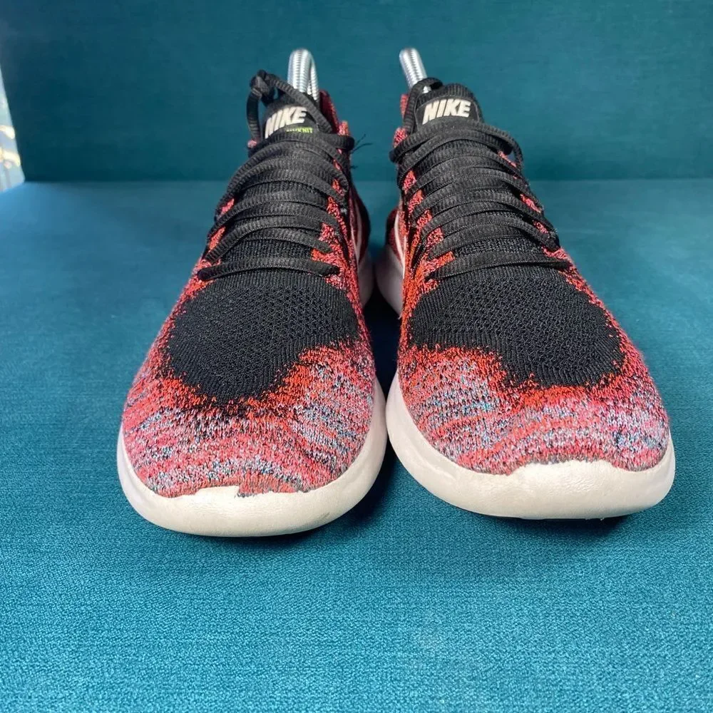 Size 7.5 - Women’s Nike Free Run Flyknit multicolor shoes